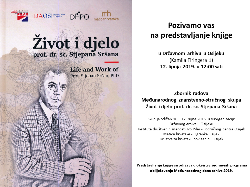 Predstavljanje zbornika radova o Stjepanu Srsanu