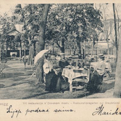 HR-DAOS-2092 1.952., Zbirka razglednica, pecanje na Dravi