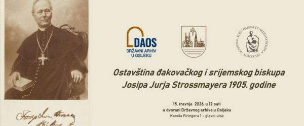 Ostavština đakovačkog i srijemskog biskupa Josipa Jurja Strossmayera 1905. godine